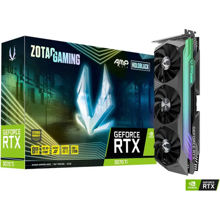 Zotac GAMING GeForce RTX 3070 Ti AMP Holo NVIDIA 8 GB GDDR6X (ZT-A30710F-10P)