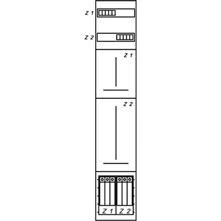 Eaton (installatie) zählerfeld zsd-z19 a1073 Teller-Complete kast 4015082308148