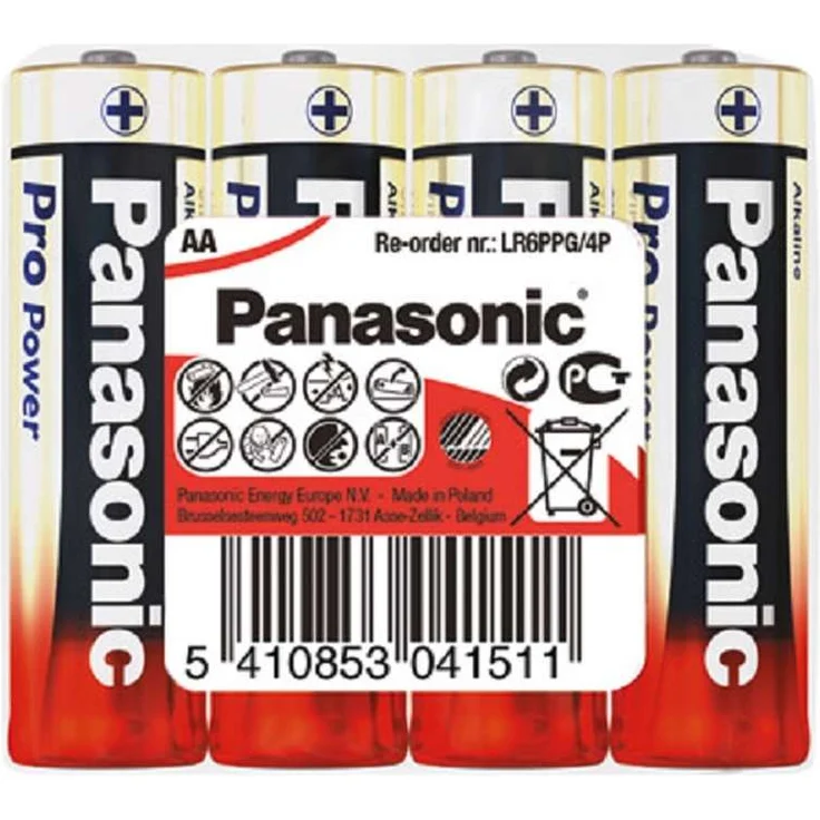 Panasonic AA Mignon Pro Power Batterie 1,5V 4er Set