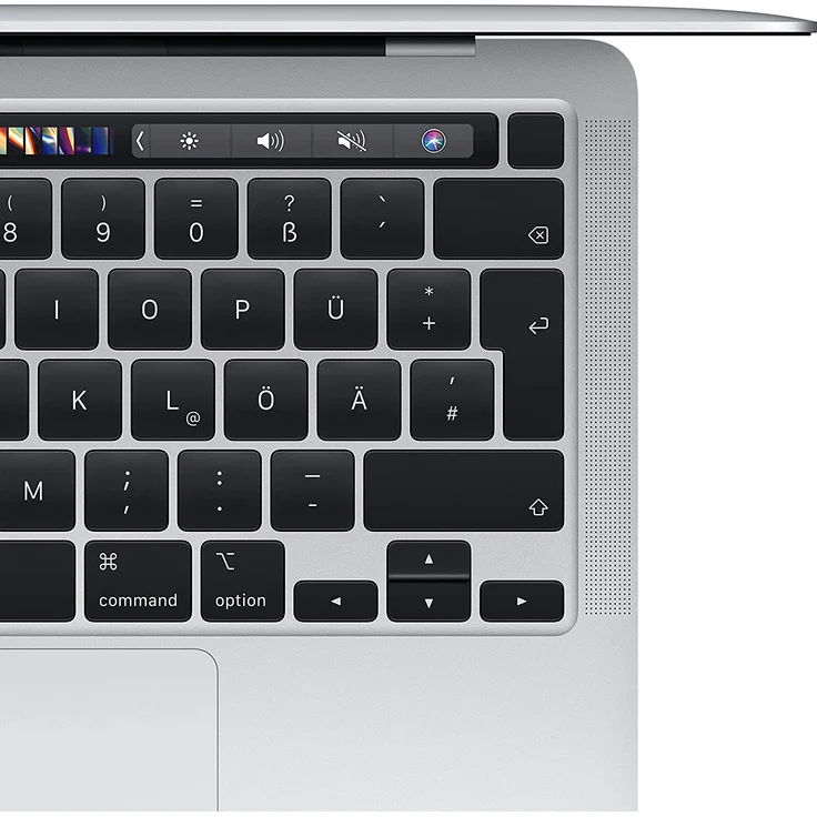 Apple MacBook Pro 13 (2020) - 13,3 Zoll (2.560 x 1.600 Pixel), Apple M1 Chip, 8GB RAM, 512GB SSD, Apple 8-Core GPU, macOS (Silber) MYDC2D/A - Preisvergleich – Bild 3
