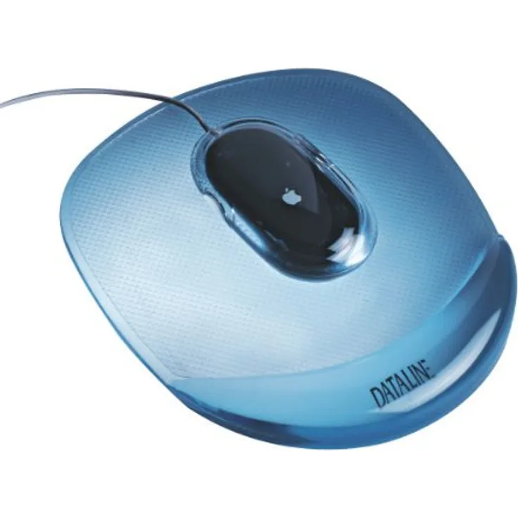Esselte 67046 Mauspad Gel-Rest Crystal, blau transluzent
