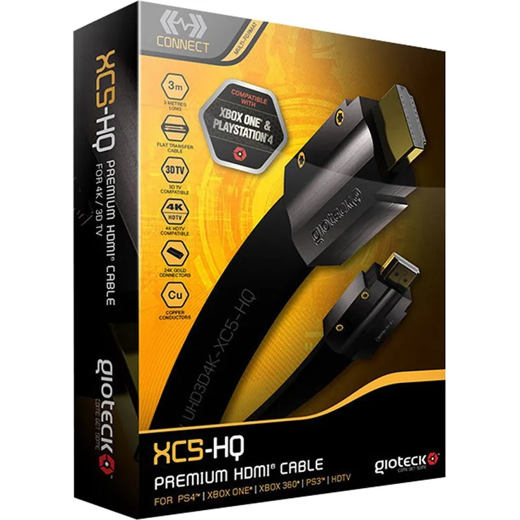 Gioteck XC5-HQ Premium HDMI-Kabel (XC5UNI-11-MU) (PS4, Xbox One)