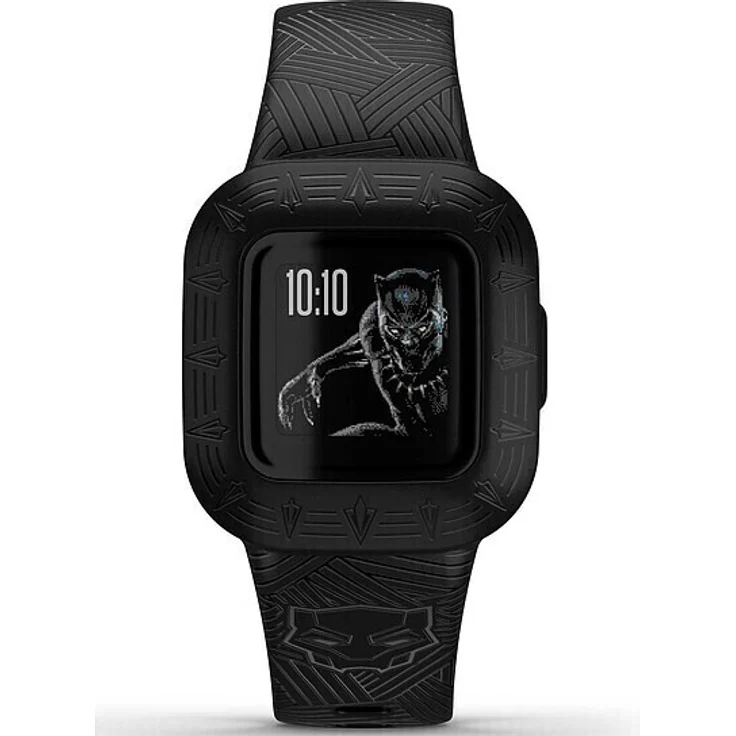 Garmin vívofit jr. 3 Aktivitätstracker für Kinder, Einheitsgröße, Silikonarmband, Marvel Black Panther (010-02441-10) – Bild 2