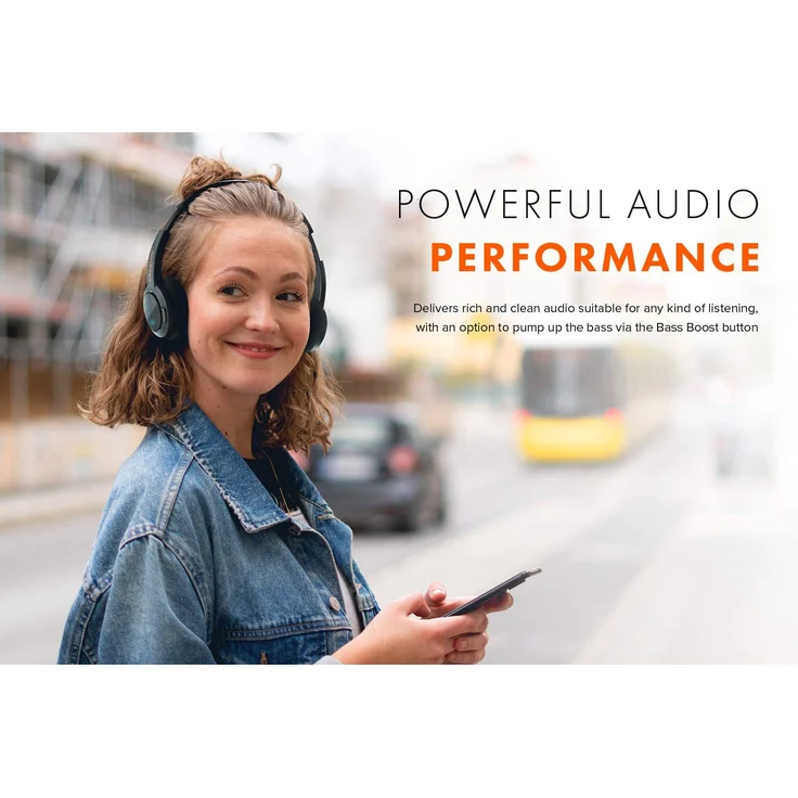 Creative Sound Blaster Jam V2 On-Ear-Kopfhörer, mit Bluetooth, Noise Cancelling, geeignet für iPhone, schwarz – Bild 6