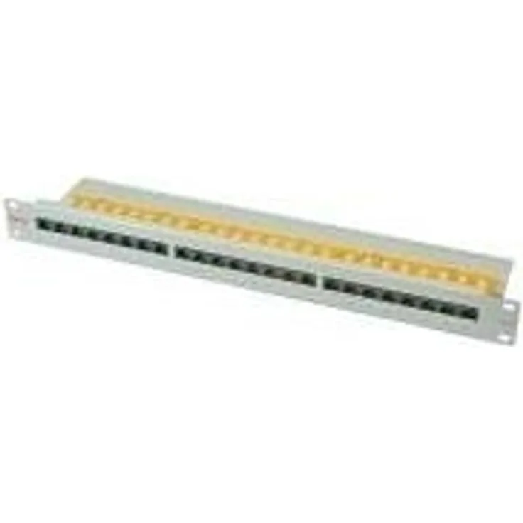ROLINE 26110355''Kat. 6 - Class E 19'' Patchpanel, 24P, ungeschirmt lichtgrau