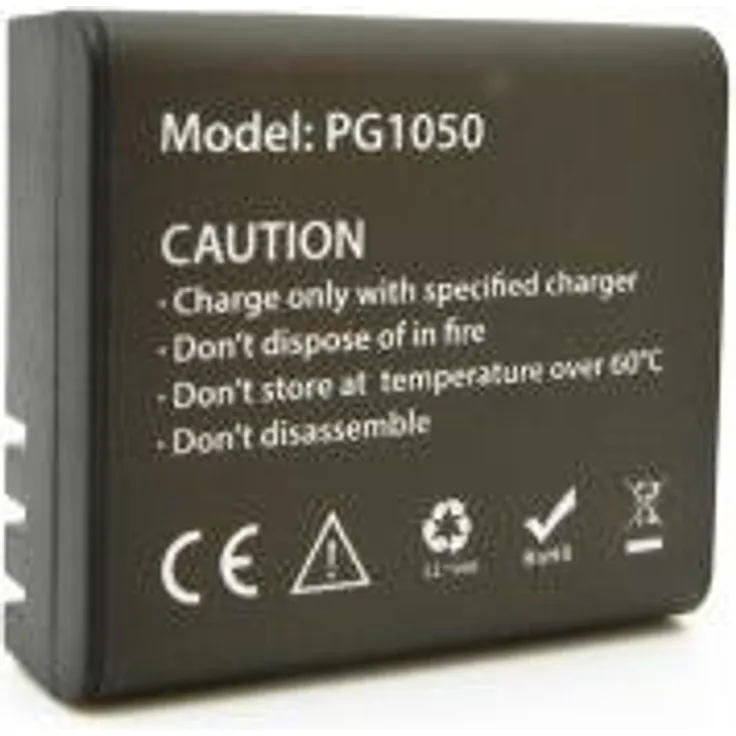 Easypix 1472 Lithium-Ion (Li-Ion) 1050mAh 3.7V Wiederaufladbare Batterie - Wiederaufladbare Batterien (1050 mAh, Lithium-Ion (Li-Ion), 3,7 V, Schwarz)
