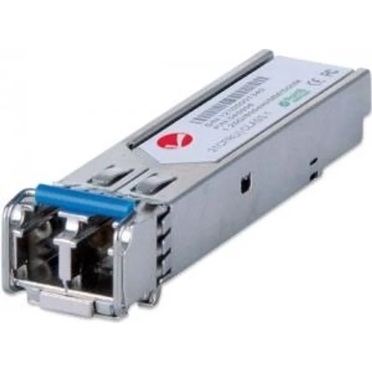 Intellinet Gigabit SFP+ Mini-GBIC Transceiver 10GBase-SR (LC) Multi-Mode Port Reichweite bis zu 300m Wellenlaenge 850nm