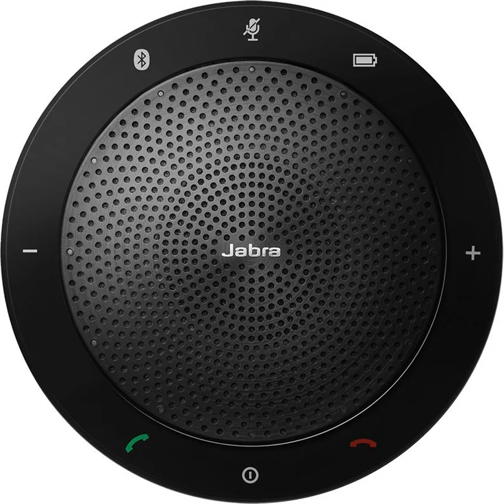 Jabra Speak 510 - Mobiler Konferenzlautsprecher mit USB- und Bluetooth-Verbindung - Kompatibel mit Laptops, Smartphones und Tablets