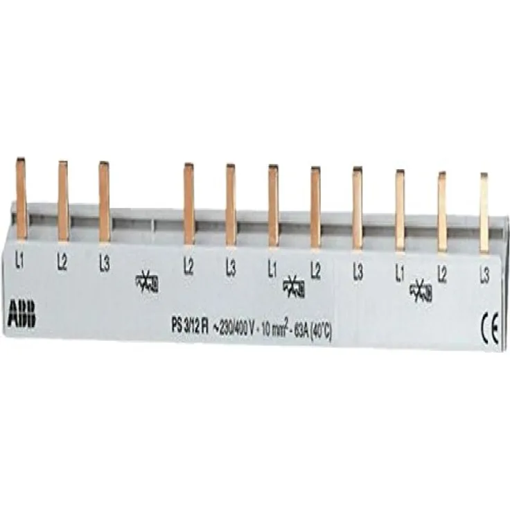 ABB Phasenschiene 3ph Pro M 212mm 10qmm 63A, 1