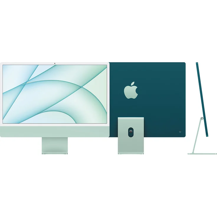 Apple iMac (2021) grün - 24 Zoll (4.480 x 2.520) Apple M1 8-Kern Prozessor, 8GB RAM, 256GB SSD, 8-Kern GPU, macOS (MGPH3D/A) – Bild 4