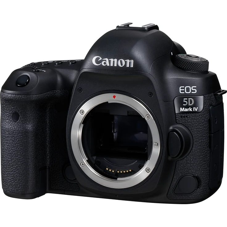 Canon EOS 5D Mark IV SLR-Digitalkamera (30,4 MP, 8,1 cm (3 Zoll) Touchscreen-LCD, DIGIC 6+, Dual Pixel RAW, 4K Video, WLAN, NFC, GPS) Gehäuse schwarz – Bild 1