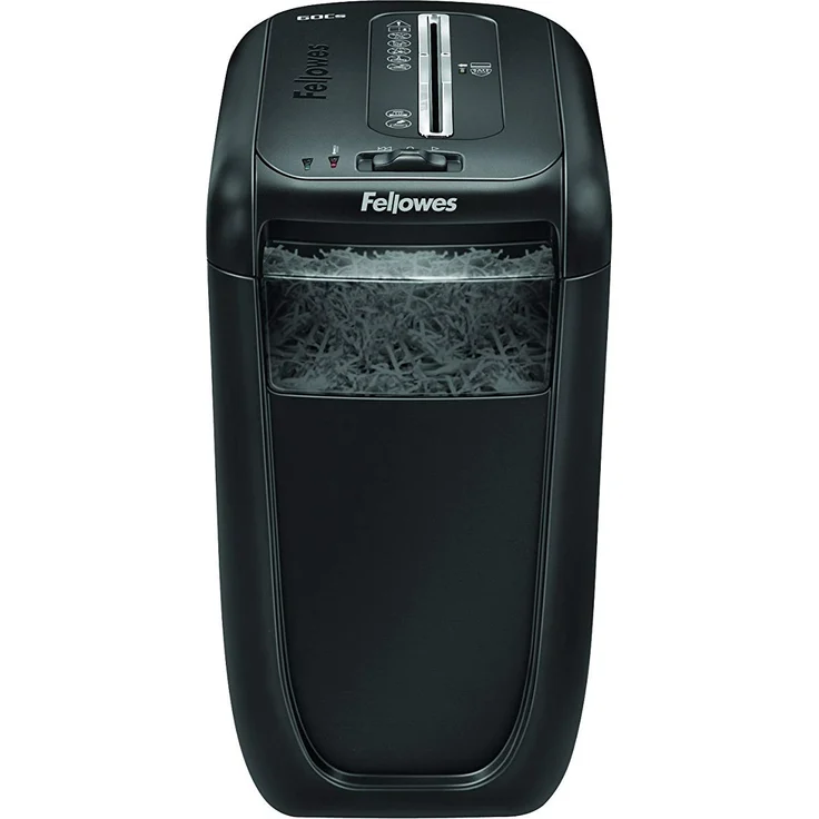 Fellowes Aktenvernichter Powershred 12C, 12 Blatt 4x40mm Partikelschnitt (P-4), mit Sicherheitssperre, leistungsstark, 20 Min. Betriebsdauer, für Home Office – Bild 1