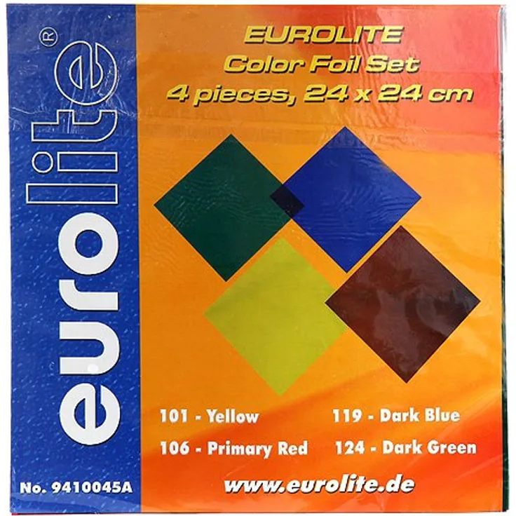 Eurolite 9410045A PAR-64 Accessory Farbfolienset (24x24 cm) 