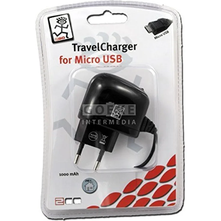 2Go Ladegerät (230V, 1000mAh, Micro-USB)