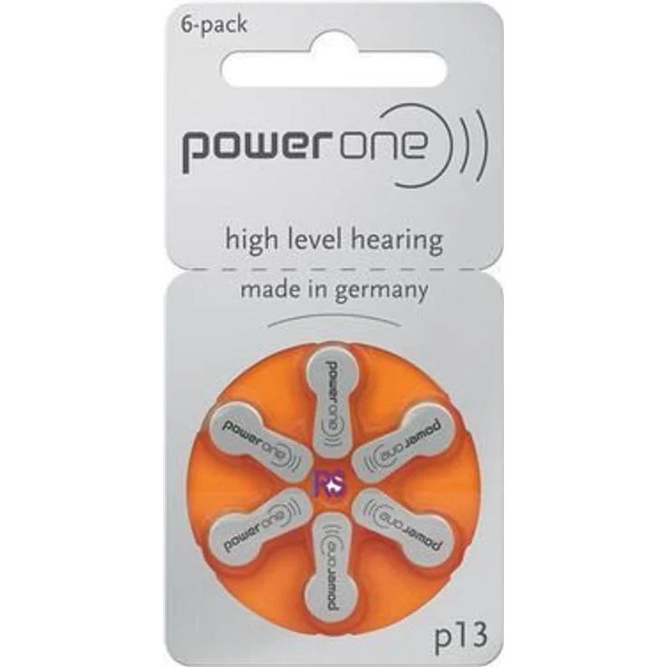 30 Hörgerätebatterien Power One Typ p13 – Bild 1