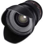 SAMYANG 13016T2.2F T2.2 VDLSR ED UMC CS II Objektiv für Anschluss Fuji X (16mm)