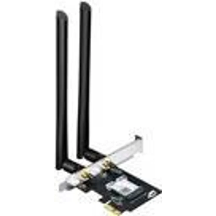 TP-Link WLAN Netzwerkkarte mit Bluetooth 4.2, AC1200 5G + 2.4 G WiFi Gigabit PC WLAN, Inter AC7265 Chipsatz mit 2 abnehmbaren Antennen 5dbi, Win 10-8.1-8-7 (Archer T5E) – Bild 1