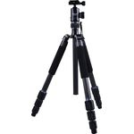 Rollei Carbon Stativ CT-5C I 3-in-1 Kamera-Stativ, Mini-Stativ und Monopod I 157 cm max. Höhe, 43 cm Packmaß, Makro-Funktion, Panorama-Kugelkopf