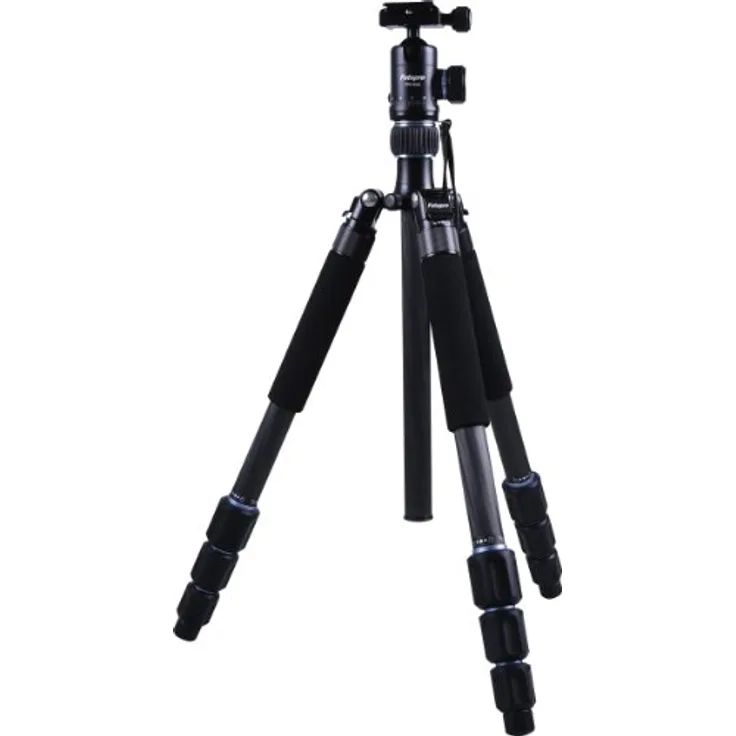 Rollei Carbon Stativ CT-5C I 3-in-1 Kamera-Stativ, Mini-Stativ und Monopod I 157 cm max. Höhe, 43 cm Packmaß, Makro-Funktion, Panorama-Kugelkopf