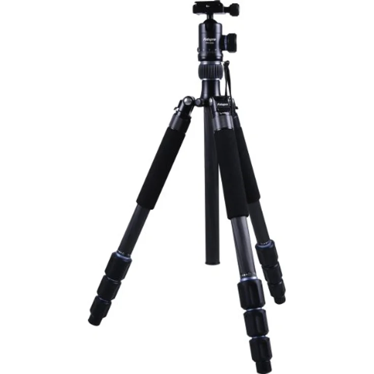 Rollei Carbon Stativ CT-5C I 3-in-1 Kamera-Stativ, Mini-Stativ und Monopod I 157 cm max. Höhe, 43 cm Packmaß, Makro-Funktion, Panorama-Kugelkopf – Bild 1