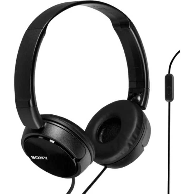 Sony MDR-ZX310AP On-Ear-Kopfhörer mit Mikrofon, schwarz – Bild 2
