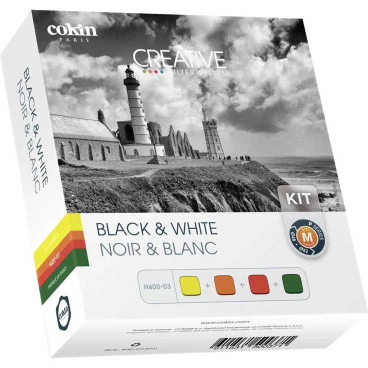 Cokin WP-H400-03 Black & White Kit Creative Filter System P-Serie grau – Bild 1