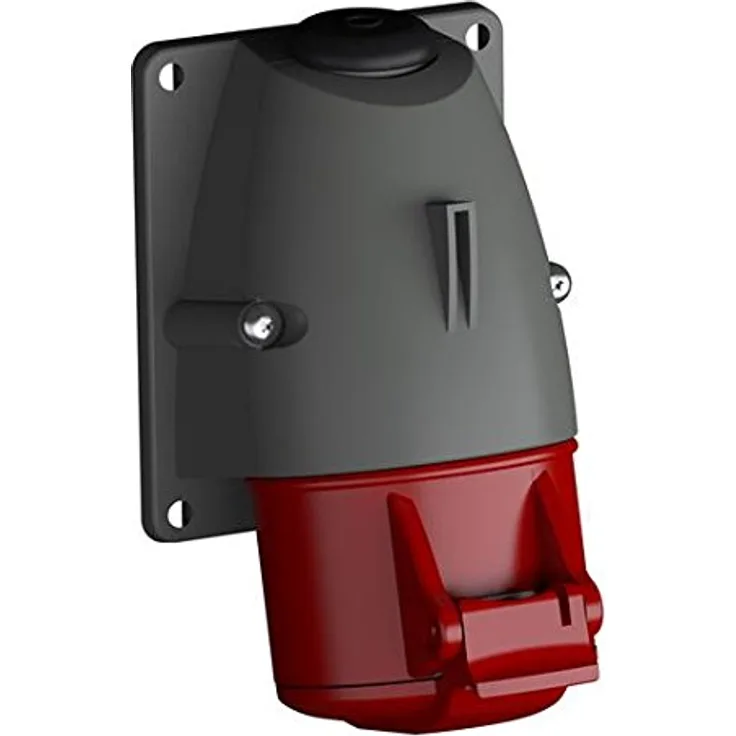 ABB 416rs6 IP44 3pn + E oben & hinten Eintrag Oberfläche Sockel, TPU, Rot
