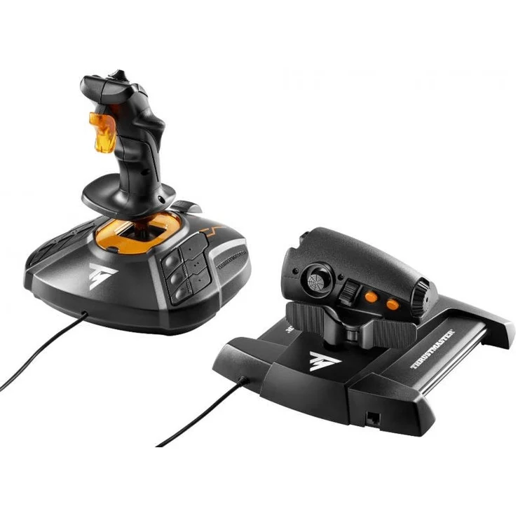 Thrustmaster T.16000M FCS Flight Pack Schwarz, Orange (2960782) (PC) – Bild 3