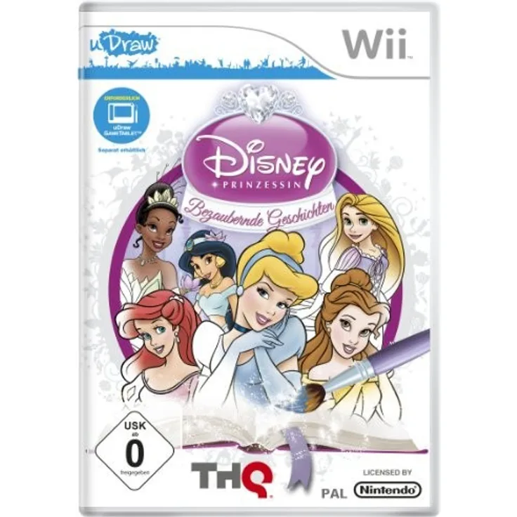 Disney Prinzessin - Bezaubernde Geschichten (uDraw erforderlich) (Wii)