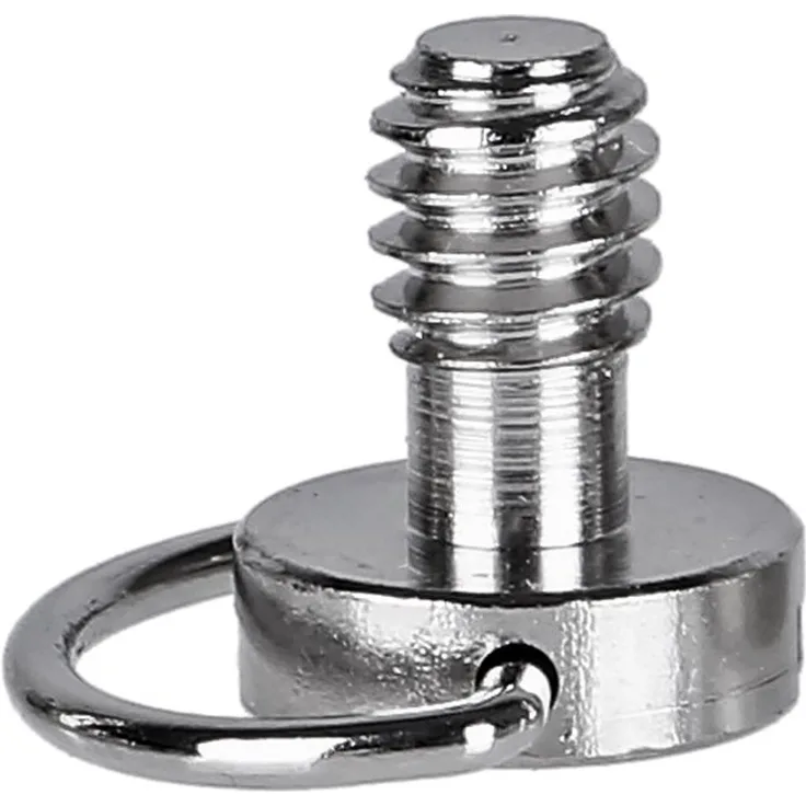 Adapterschraube Klipschraube 1/4'' für Schnellwechselplatten, Kugelköpfe, Tripods, Monopods, Teleskope usw.