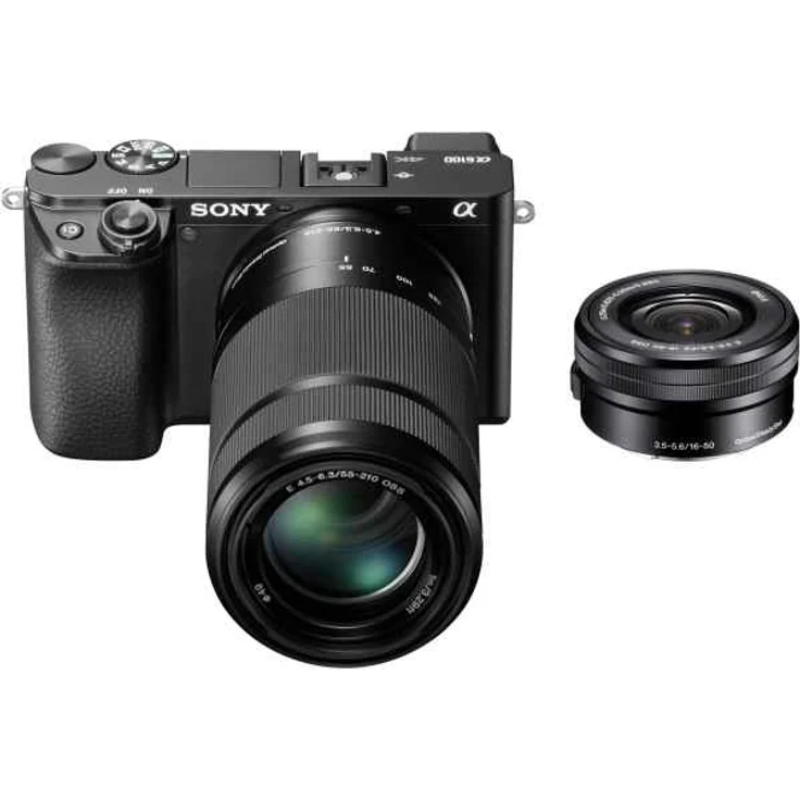 Sony Alpha 6100 Kit schwarz inkl. E 16-50mm OSS + E 55-210mm OSS – Bild 2