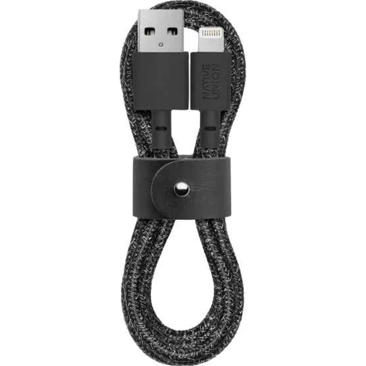 Native Union Belt Cable USB-A to Lightning 1,2m Black