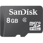 SanDisk Micro SDHC 8GB Class 4 Speicherkarte