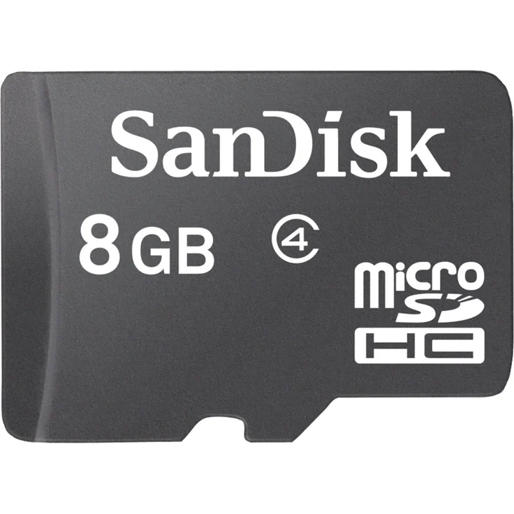 SanDisk Micro SDHC 8GB Class 4 Speicherkarte – Bild 1