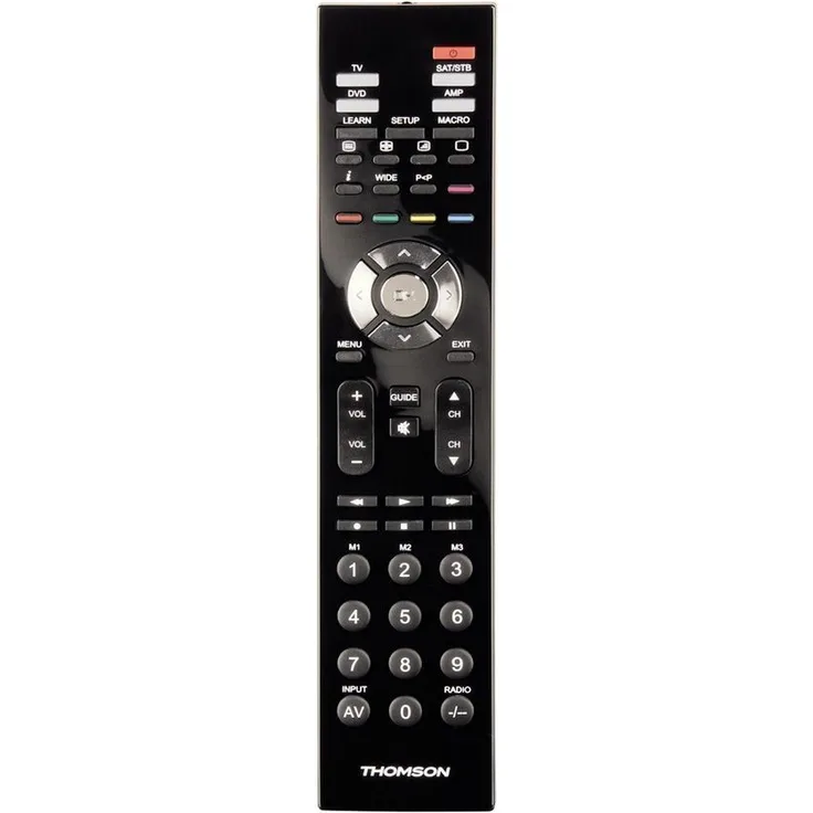 Thomson Universal Fernbedienung 4-in-1 mit Lernfunktion (geeignet für bis zu vier Geräte und über 1.000 Marken) schwarz - Preisvergleich