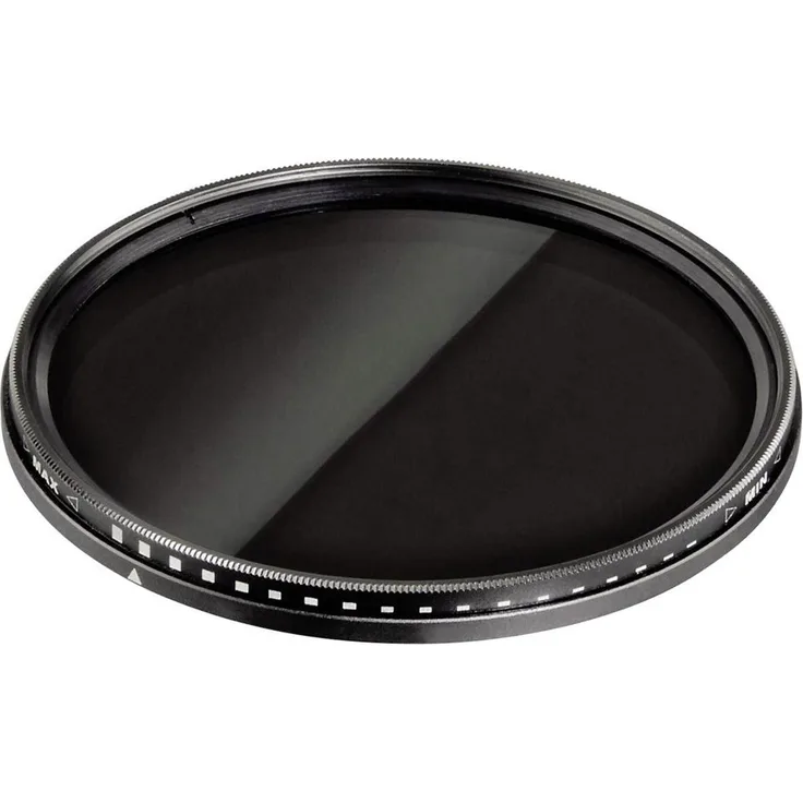 Hama Vario Graufilter, 2-fach Vergütung, Für 77 mm Foto-Kameraobjektive, ND2-400