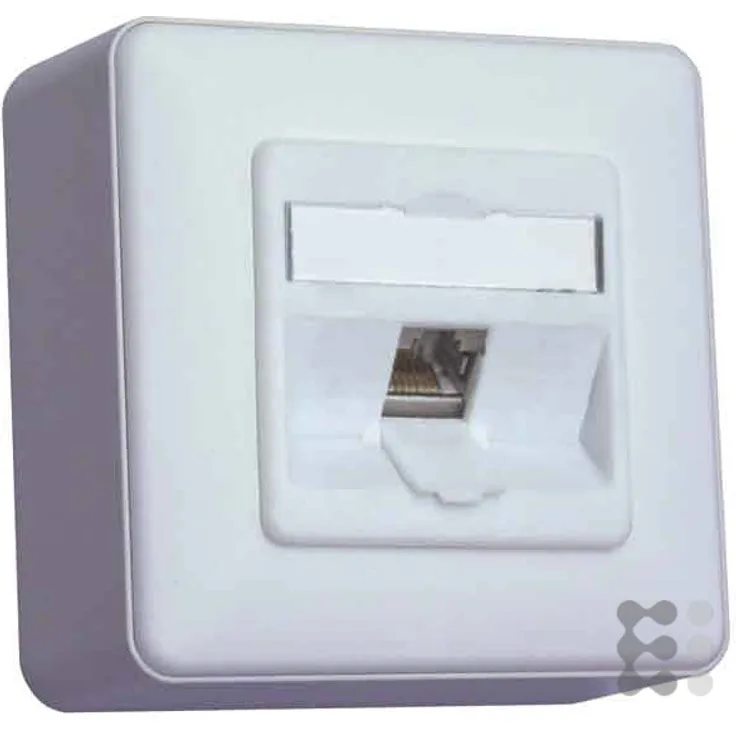 Metz Connect Anschlussdose, Cat.6A TN E-DATmod-1AP-rws 1xRJ45,AP,rws E-DATmodul Kommunikationsanschl