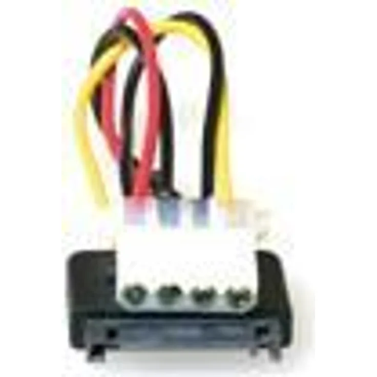 ACT AK3196 - 0,15 m - SATA 15-pin - Molex (4-pin) - Männlich/Weiblich - Gerade - Gerade (AK3196)