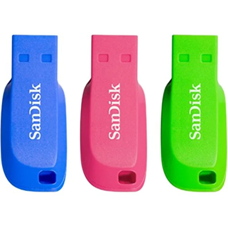 SanDisk 16GB Cruzer Blade USB Flash Drive 3-pack – Bild 1