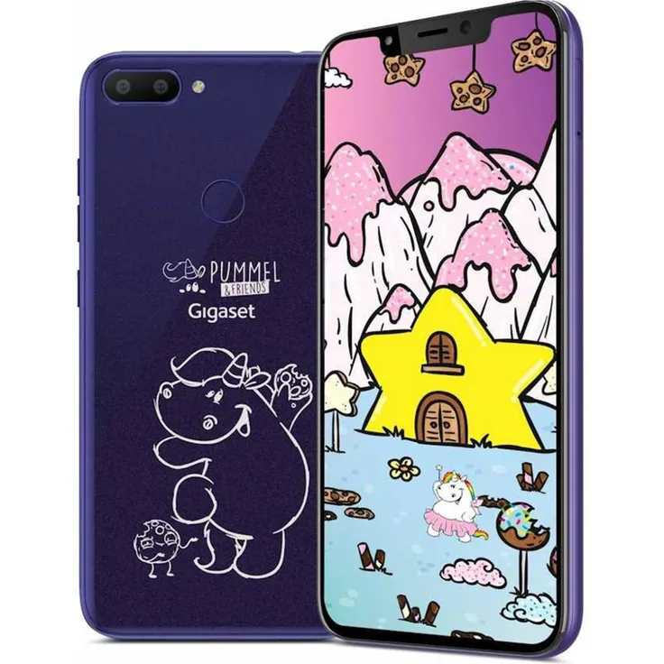 Gigaset GS195 License PummelPhone Smartphone 6,18 cm (6,18 Zoll) IPS-Display, 32GB interner Speicher, 2GB RAM, Dual-SIM, Dark Purple