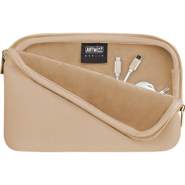 Artwizz Cable Sleeve, Neopren-Tasche für Kabel, gold