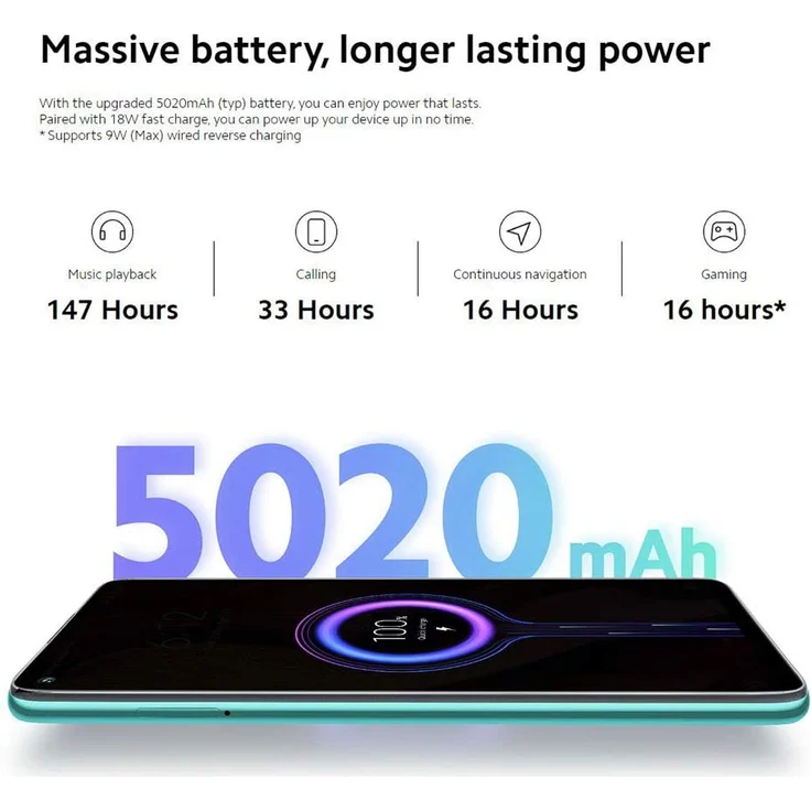 Xiaomi Redmi Note 9 Smartphone 16,59cm (6,53 Zoll) IPS-Display, 64GB interner Speicher, 3GB RAM, Dual-SIM, Android, Polar White – Bild 9