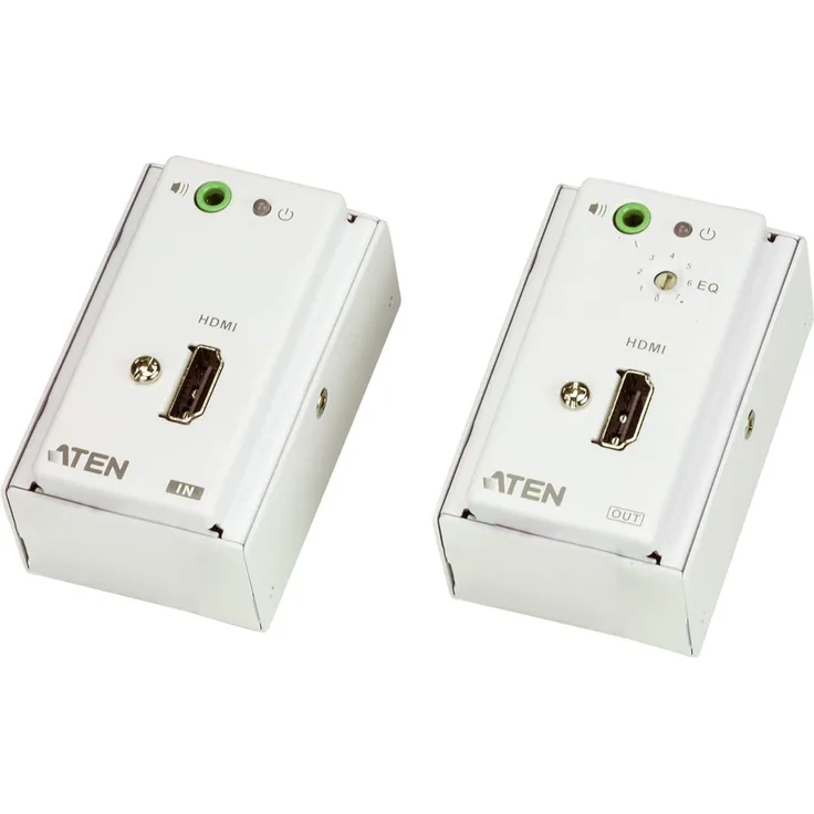 ATEN VE807 HDMI-Audio Cat5 Extender Wandplatte weiß