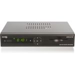 WWIO BrE2ze T2-C Hybrid Digital Receiver HD-TV, DVB-T2, DVB-C, Enigma2, PVR-Ready, LAN, HDMI-Kabel