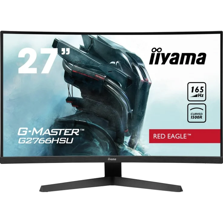 iiyama G-Master G2766HSU-B1 Red Eagle - 27 Zoll, Full HD (1920 x 1080), VA-Panel, 165Hz, 1ms, 250cd/m² (G2766HSU-B1) – Bild 1