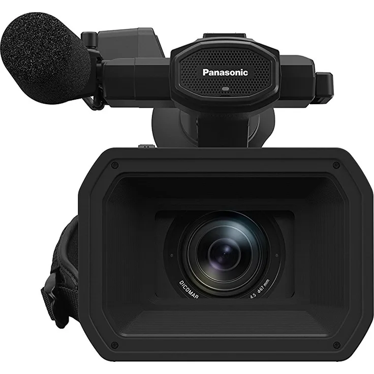Panasonic HC-X1E Profi-Camcorder (4K 24p, UHD 60p-50p, FHD 60p-50p, 24mm Leica Dicomar Objektiv, OLED Sucher, 8,9 cm Wide LCD, integrierte ND Filter, 2 XLR Eingänge, 2 SD Slots) schwarz