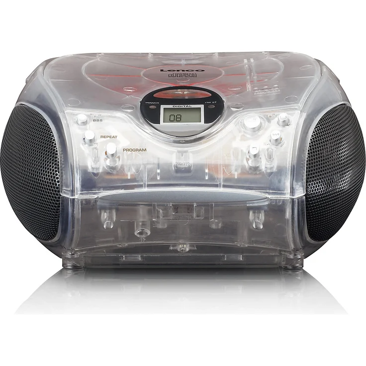 Lenco SCD-24 CD Player, transparent – Bild 2