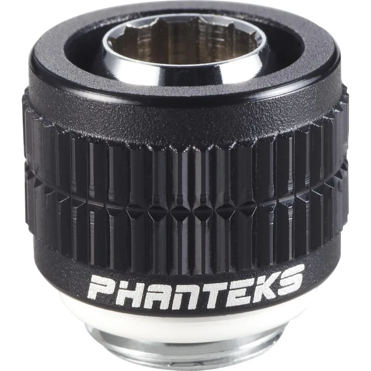 Phanteks Glacier 13/10mm Soft Tube Fitting (1/2'' - 3/8''), G1/4 - Flüssigkühlsystemarmatur - Satin Black (PH-STC1310_BK)