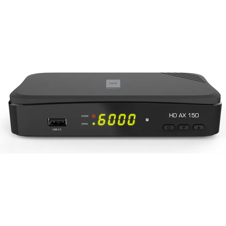 Opticum RED HD AX 150 HD DVB-S2 Receiver HDTV, DVB-S, DVB-S2, Schwarz