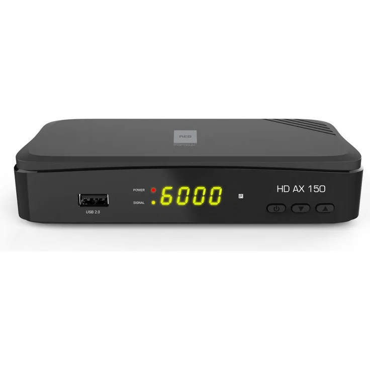 Opticum RED HD AX 150 HD DVB-S2 Receiver HDTV, DVB-S, DVB-S2, Schwarz – Bild 1